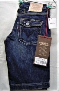 女性 セール 50%OFF Levis リーバイス レディース デニム ショートパンツ 紺 W28 LX952 女性　新品