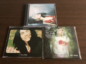 PJ・ハーヴェイ 4タイトルセット(1CD+3SCD) 「トゥ・ブリング・ユー・マイ・ラヴ」「カモン・ビリー」「ザ・ウィンド」×2種 PJ Harvey