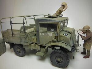 プラモ 完成品 1/35●イタレリ●イギリス シボレー 15CWT トラック 兵士2体付属●模型 戦車 装甲車 戦闘車両 ミリタリー