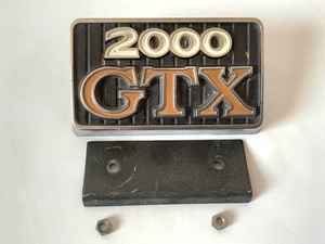 スカイライン ケンメリ 2000GTX フロントグリル エンブレム 日産 旧車