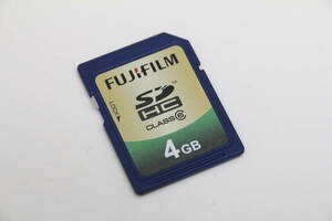 4GB SDHCカード FUJIFILM　CLASS 6