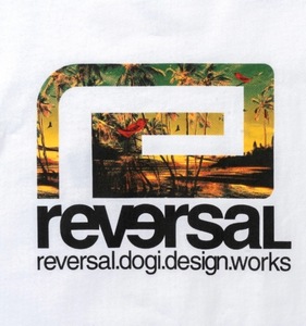 REVERSAL リバーサル■送料込■リゾート コットン Tシャツ■白 L■ストリート メンズ 総合格闘技 キックボクシング ラグビー 那須川天心