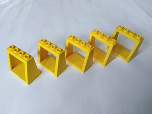 レゴ　LEGO　風防枠　5個セット　フレーム　黄色