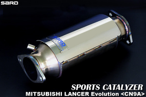 個人宅発送可能 サード SARD スポーツキャタライザー MITSUBISHI ミツビシ ランサーエボリューション IV CN9A 4G63 5MT (89053)
