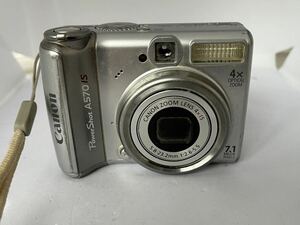 1円スタート Canon キャノン PowerShot A570IS コンパクトデジタルカメラ デジカメ パワーショット 通電確認済み