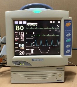 日本光電 生体情報モニター 心電図 呼吸数 酸素飽和度 血圧 体温 取扱説明書 医療 動物 病院 nihonkohden 患者 ベッドサイド 麻酔モニター