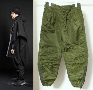 22AW Engineered Garments エンジニアードガーメンツ IAC Pant Flight Satin Nylon 裾ジップ パンツ S