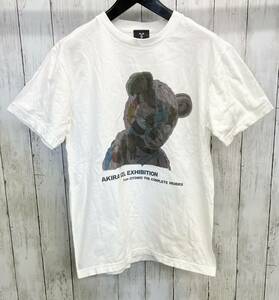 AKIRA /CEL EXHIBITION/半袖Tシャツ/アキラ/クルーネック/クマ/プリントTシャツ/M/夏