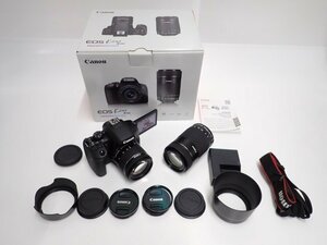 良品 CANON EOS Kiss X10i EF-S 18-55 IS STM/EF-S 55-250 IS STM ダブルズームキット キヤノン デジタル一眼レフカメラ ∬ 6E3F3-1