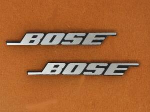 ★ BOSE スピーカーロゴ プレート エンブレム ステッカー2枚 C ★