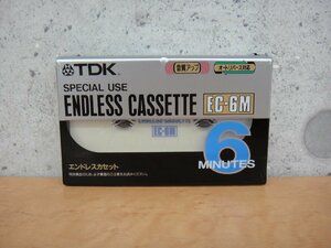 58211R TDK エンドレスカセット テープ EC-6M ノーマルポジション タイプⅠ 未開封品 6分録音可能 クリックポストで発送