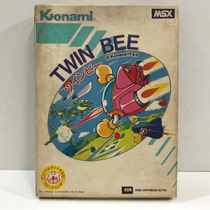 MSX ツインビー Konami TWINBEE コナミ 1986 RC740 箱付き 説明書なし ◆