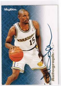 1996-97 NBA SKYBOX Autographics Latrell Sprewell Auto Autograph スカイボックス ラトレル・スプリーウェル 直筆サイン 96-97