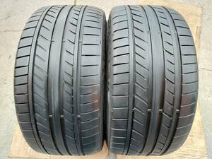 グッドイヤー イーグルLS-EXE 265/35R18 2019年製 片減り有り 中古2本 スカイライン GT-R マークⅡ シルビア ドリ車　