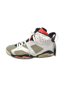 NIKE◆AIR JORDAN 6 RETRO/エアジョーダンレトロ/ホワイト/384664-104/28.5cm/WHT