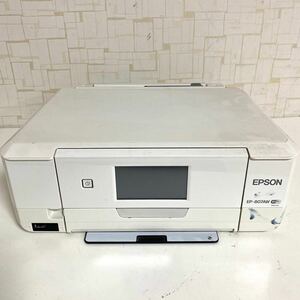 EPSON エプソン インクジェットプリンター EP-807AW 本体 ホワイト 通電確認済み 現状品 y-042205-55