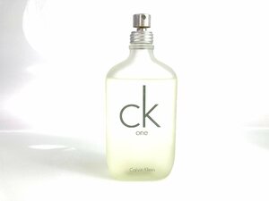 カルバンクライン　Calvin Klein　CK　ONE　シーケーワン　オードトワレ　スプレー　200ml　残量：9割　YK-6147