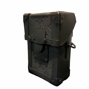 【中古】 LOUIS VUITTON ルイ・ヴィトン ヴェルティカル トランク M82070 トリヨン ブラック メンズバッグ 23025716 RD