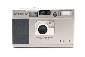 MINOLTA ミノルタ TC-1 / G-ROKKOR 28mm F3.5 コンパクト　フィルムカメラ 単焦点レンズ ジャンク品 動作未確認