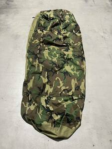 米軍 放出品 ゴアテックス スリーピングバッグ カバー カモフラ ウッドランド GORE-TEX 寝袋