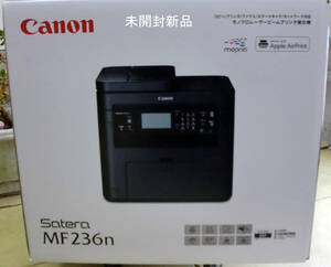 キヤノン モノクロ複合機「Satera MF-236n」Copy:FAX:Printer:ColorScanner:LAN 新品未開封品：僅かに梱包時の凹み伝票剥跡有