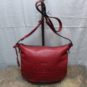 LOEWE HERITAGE LEATHER SHOULDER BAG MADE IN SPEIN/ロエベヘリテージレザーショルダーバッグ