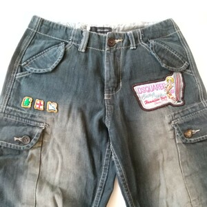 DSQUARED2激レアワッペンカーゴパンツ　W28股下約75cm程度