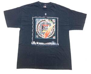 希少 90s LIVE Tシャツ THE DISTANCE TO HERE 黒 XL コピーライト1999 ライブ GIANTボディー レア
