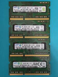 動作確認 SAMSUNG製 PC3-12800S 1Rx8 2GB×4枚組=8GB 28870011017