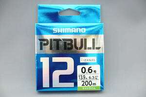 即決!!シマノ★ピットブル12 0.6号 200ｍ★新品 SHIMANO PITBULL