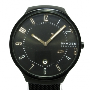 SKAGEN(スカーゲン) 腕時計 ブラックスチールメッシュウォッチ SKW6547 メンズ 黒