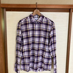 マッキントッシュフィロソフィー　カジュアル　チェック　シャツ　サイズ42(LLサイズ相当)長袖シャツ 