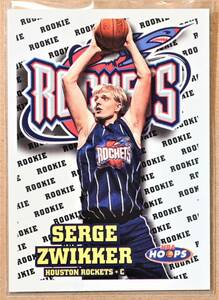 SERGE ZWIKKER (セルジュ・ズウィッカー) 1998 SKY BOX ROOKIE トレーディングカード 【NBA,ヒューストンロケッツ,Houston Rockets】