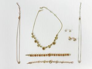 【GIVENCHY アクセサリー まとめて】ジバンシイ ジバンシィ ネックレス ピアス イヤリング ブレスレット ストーン キラキラ系（☆80）