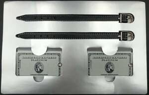 アメックス プラチナカード 非売品 名札 タグ ネームプレート 未記入 AMERICAN EXPRESS PLATINUM LUGGAGE IDENTIFICATION　ｃ000