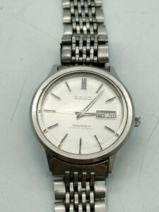 1円〜 SEIKO セイコー 8306-9030 BUSINESS-A ビジネスエース メンズ腕時計 自動巻き デイデイト 30石 シルバーカラー シルバー系 ジャンク