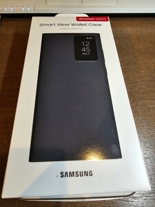ギャラクシー Galaxy Ultra S24 純製品 スマートビュー ウォレットケース ブラック