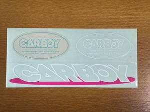 ★CARBOYステッカー　カーボーイステッカー　ピンク　★未使用