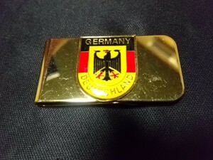 マネークリップ、ドイツ、Germany、ジャーマニー (ほとんど使って無い中古品)