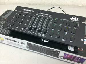 美品！ADJ アメリカン DJ RGBW4C IR DMX照明コントローラー 本体、ACアダプター 箱付き/ A