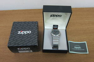 【13738】ZIPPO　ジッポー　クロノグラフ　時計　腕時計　コレクション　動作未確認　箱付き