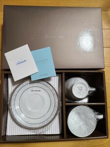 【新品】 LEXUS ノリタケ　ティー・コーヒー碗皿ペアセット 2客 レクサス