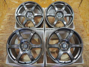 ★新作★18inch 8.5J+45 5H100 新品 人気 軽量 クロススピードRS6 6本スポーク ホイール1台分 タイヤset可能 COROLLASPORT PRIUS 86 BRZ GM