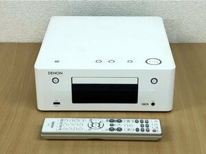 ●DENON デノン ネットワークCDレシーバー CEOL（キオール） RCD-N9 ホワイト NFC対応 Bluetooth ハイレゾ対応 リモコン付き 通電確認済み