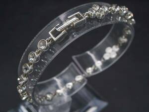 【1338】GIVENCHY ジバンシー ジバンシィ テニス ブレスレット アクセサリー 長さ約18cm TIA