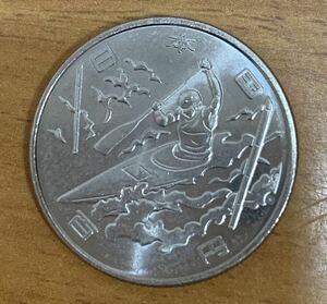 25-21:東京2020オリンピック競技大会記念100円クラッド貨 カヌー 1枚
