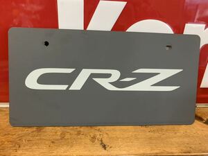ホンダ HONDA CR-Z ナンバープレート 展示用 ディーラー 純正 非売品 プレート 化粧プレート 