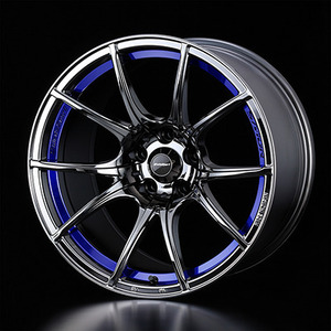 【個人宅発送可能】 ウエッズスポーツ WedsSport 18X8.5J +45 5H PCD114.3 BLC ホイール 1本 SA-10R エスエーイチマルアール (72635)