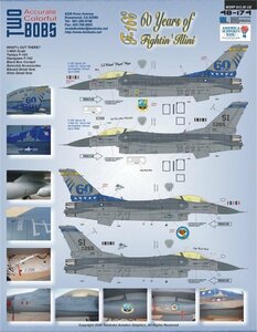◆◇Twobobs【48-174】1/48 F-16C 60 Years of Fightin