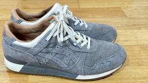 【中古】　アシックス ゲルライト3/GEL-LYTE III 「 asics×J CREW x PACKER (アシックス×ジェイクルー) グレー サイズ:27.5cm 